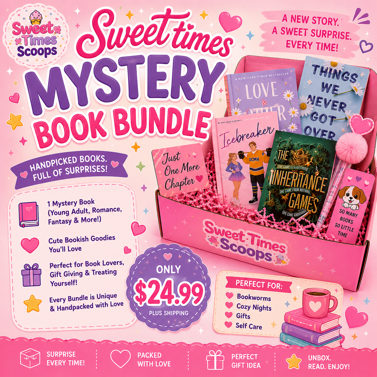 Mystery Adult Fantasy Book Bundle